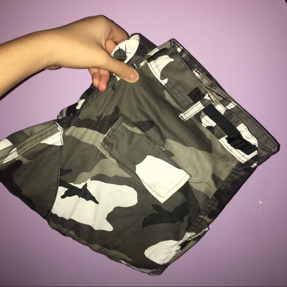 vintage military gray camo pants